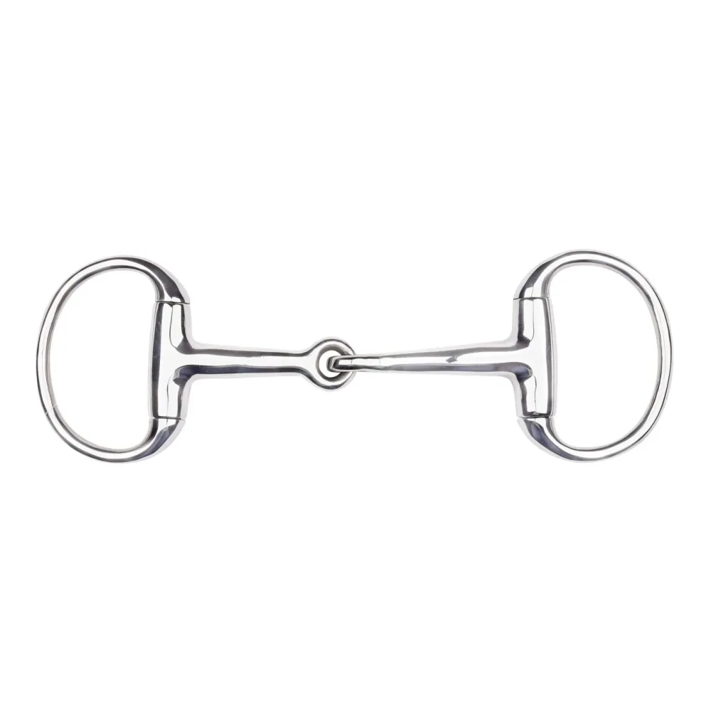 Waldhausen Pony Olivenkopfgebiss einfach gebrochen - Silber -  Länge: 10,5 cm