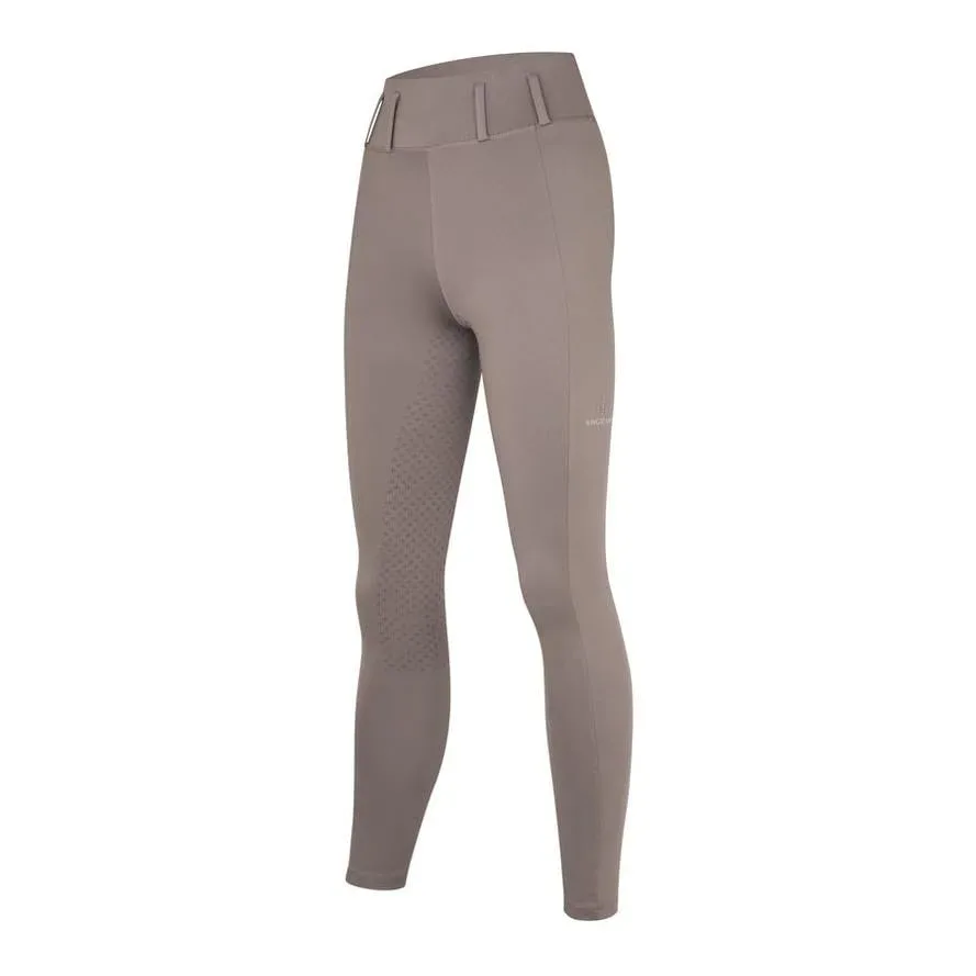 Kingsland Reitleggins KLLea F-Tec 5 Vollgrip Damen - Brown Iron -  Grösse: XS
