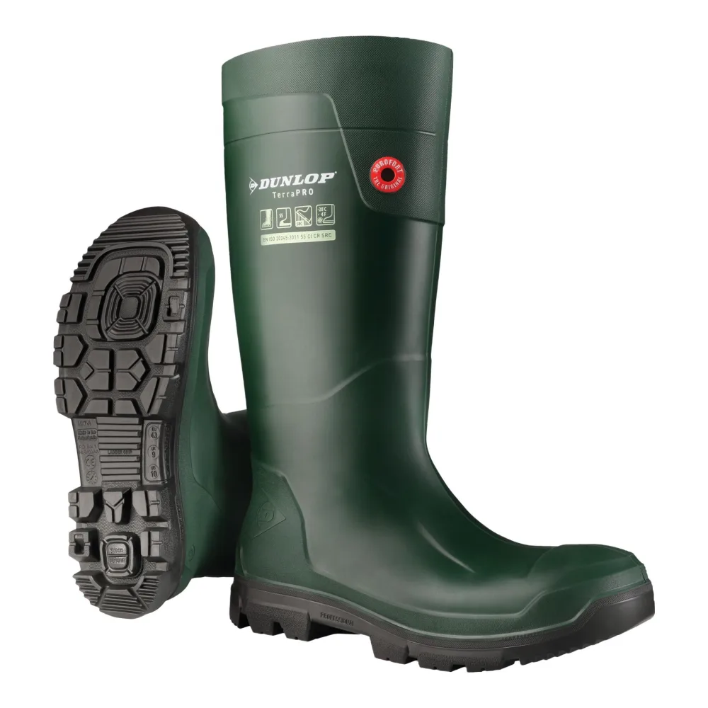 Dunlop Purofort S5 TerraPRO - Olivgrün -  Grösse: 37