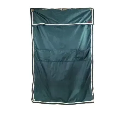 Kentucky Boxenwandvorhang wasserdicht classic mit Taschen - Dunkelgrün -  Grösse: 135x200cm, Farbe: Dunkelgrün