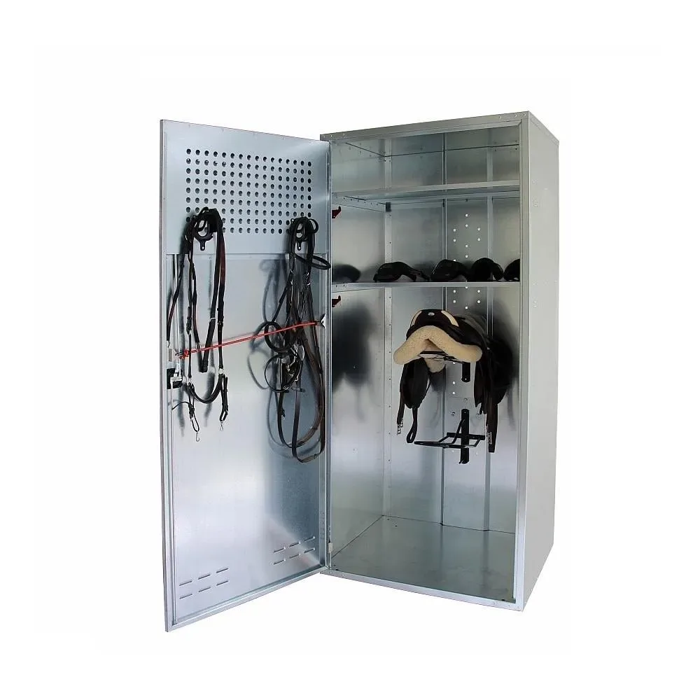 Growi Sattelschrank Large englisch - Grau -  Höhe: 150Hx75Bx75T