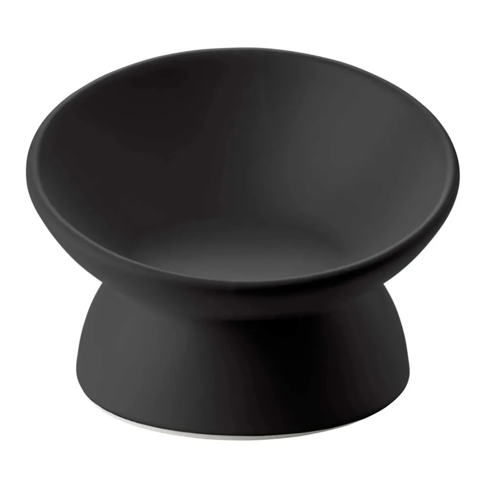 Stylecats by Hunter Keramik-Katzennapf Langa - Schwarz -  Grösse: 90 ml, Farbe: Schwarz