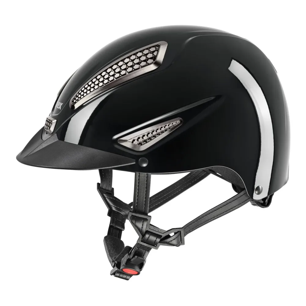 Uvex Reithelm Perfexxion III - Shiny Black -  Farbe: Shiny Black, Grösse Reithelm: 55-58