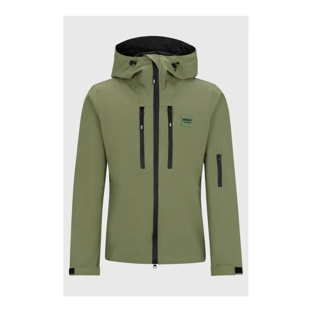 BOSS Equestrian Regenjacke Neil Herren - Olivine -  Grösse Bekleidung Herren: XXL