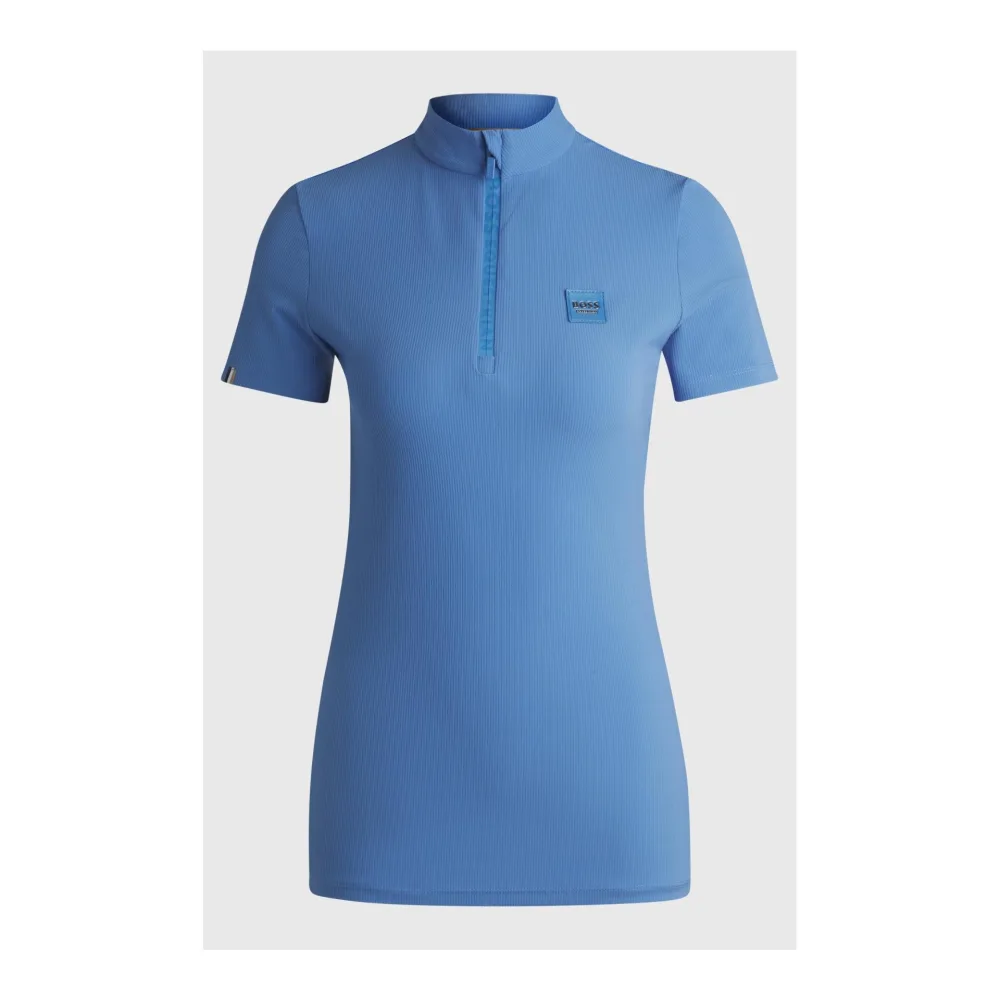 BOSS Equestrian Trainingsshirt Maira Damen - Stripes Riviera -  Grösse Bekleidung Damen: XXS, Farbe: Stripes Riviera