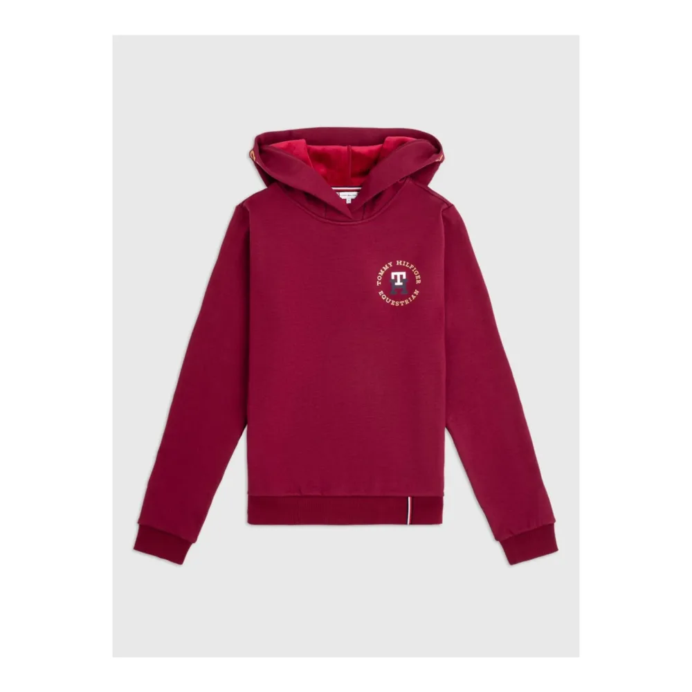 Tommy Hilfiger Equestrian Hoodie Colorado Damen - Rouge -  Grösse Bekleidung Damen: XS, Farbe: Rouge