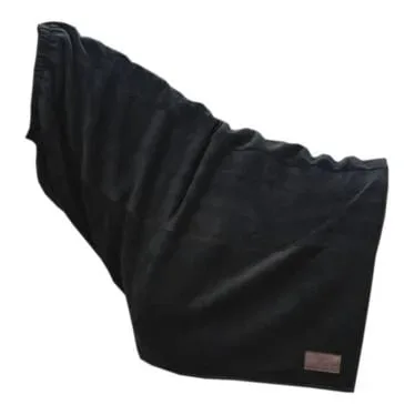 Kentucky Halsdecke Heavy Fleece - schwarz Grösse: Cob