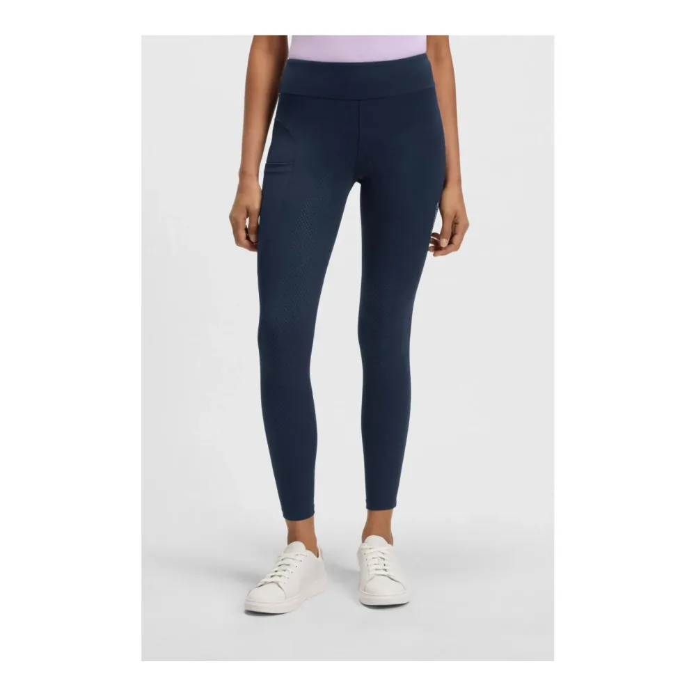 BOSS Equestrian Reitleggins Harriett Highwaist Vollbesatz Damen - Sky Captain -  Grösse: M, Farbe: Sky Captain