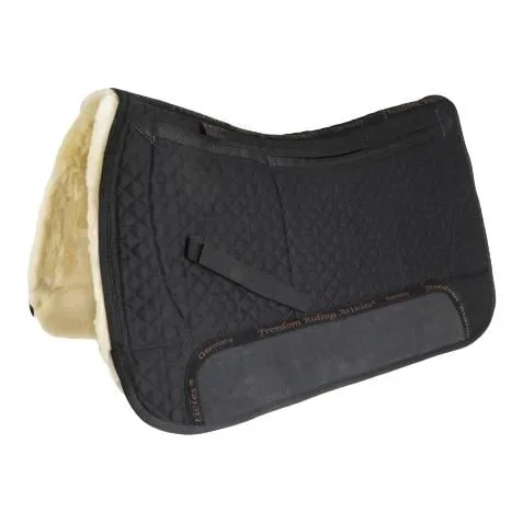 F.R.A Western Pad klassisch gross - Schwarz/Natur -  Breite: 71 cm, Farbe: Schwarz/Natur