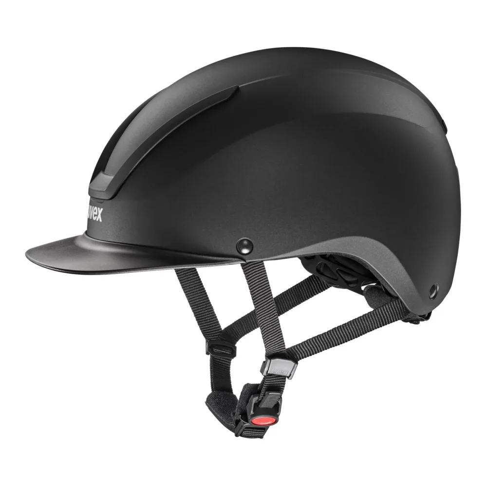 Uvex Reithelm ixxo active - Black Matt -  Reithelmgrössen: 54-56, Farbe: Black Matt