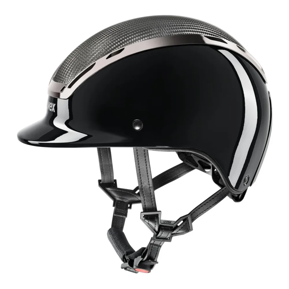 Uvex Reithelm Exxeed Carbon - Schwarz -  Reithelmgrössen: 57-59