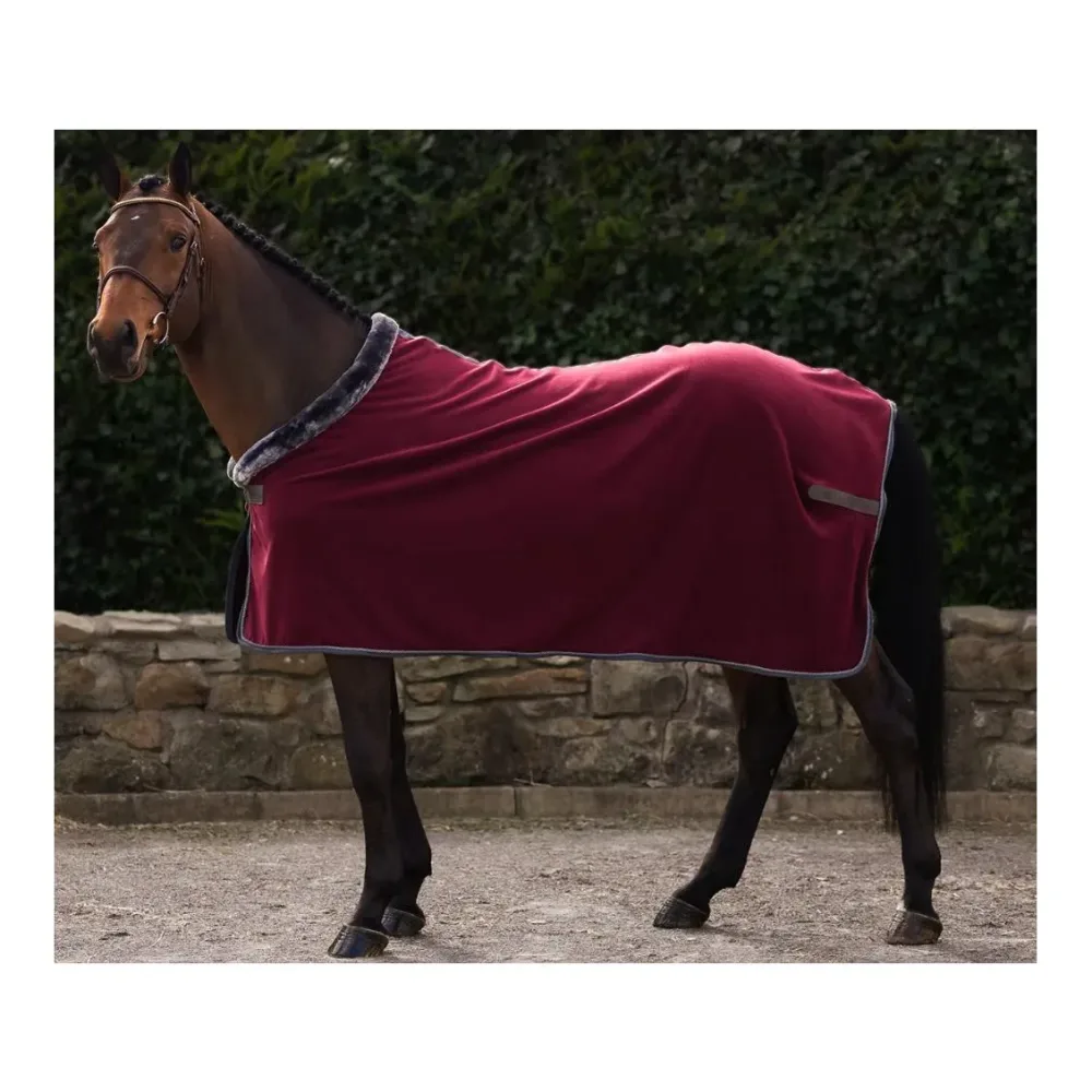 Bucas Fleecedecke Show-Line - Burgundy -  Grösse Pferdedecken: 145 cm