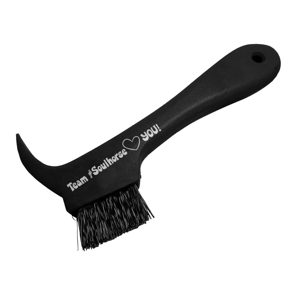 Hufkratzer #soulhorse loves you - Schwarz -  Grösse: 1 Stück, Farbe: Schwarz