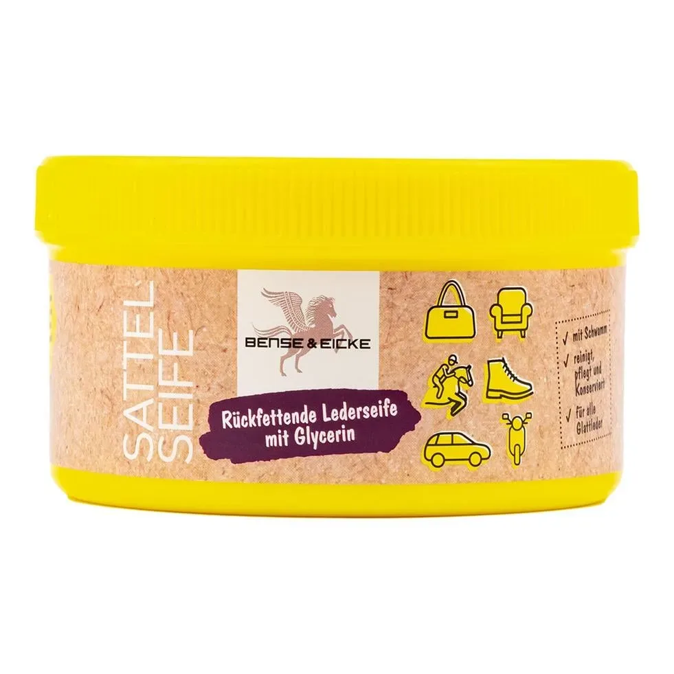 Bense&Eicke B&E Sattelseife mit Schwamm Inhalt: 250 ml