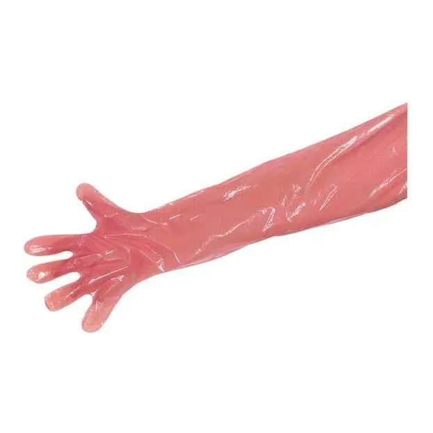 Kerbl Einmalhandschuhe Vetbasic 90 cm - Orange -