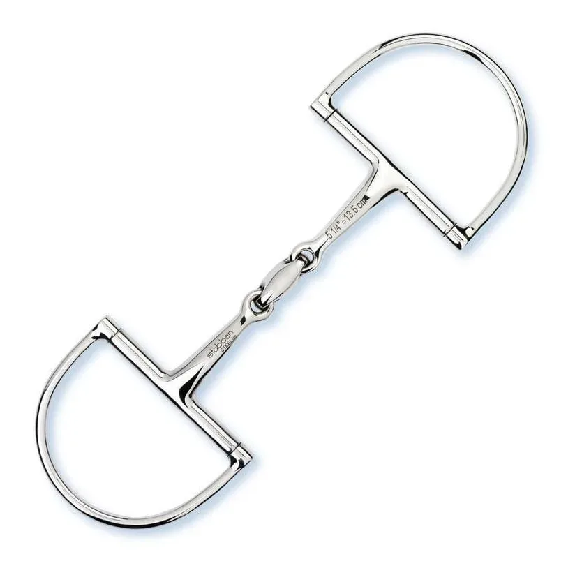 Stübben Easy Control D-Ringtrense - Silber -  Gebisslängegrösse: 12.5 cm