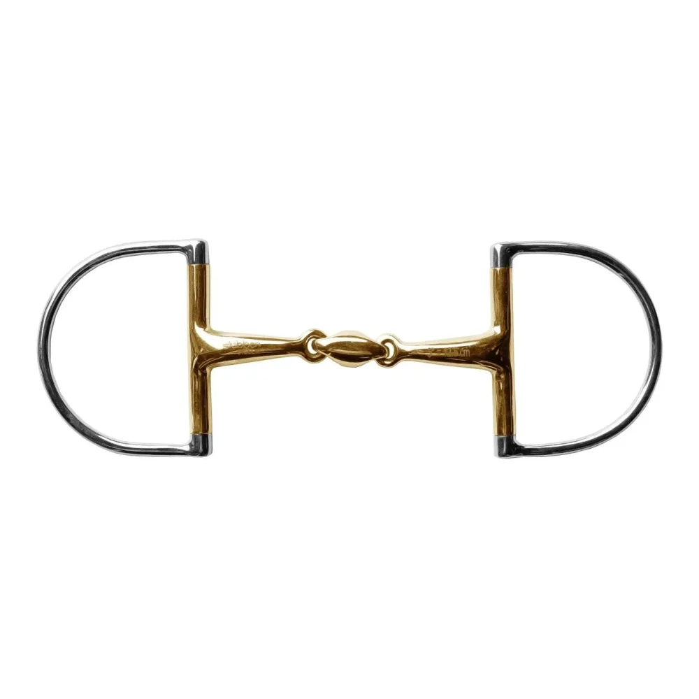 Stübben D-Ring doppel gebrochen Sweet Copper Gebisslängegrösse: 14.5 cm, Stärke: 16 mm