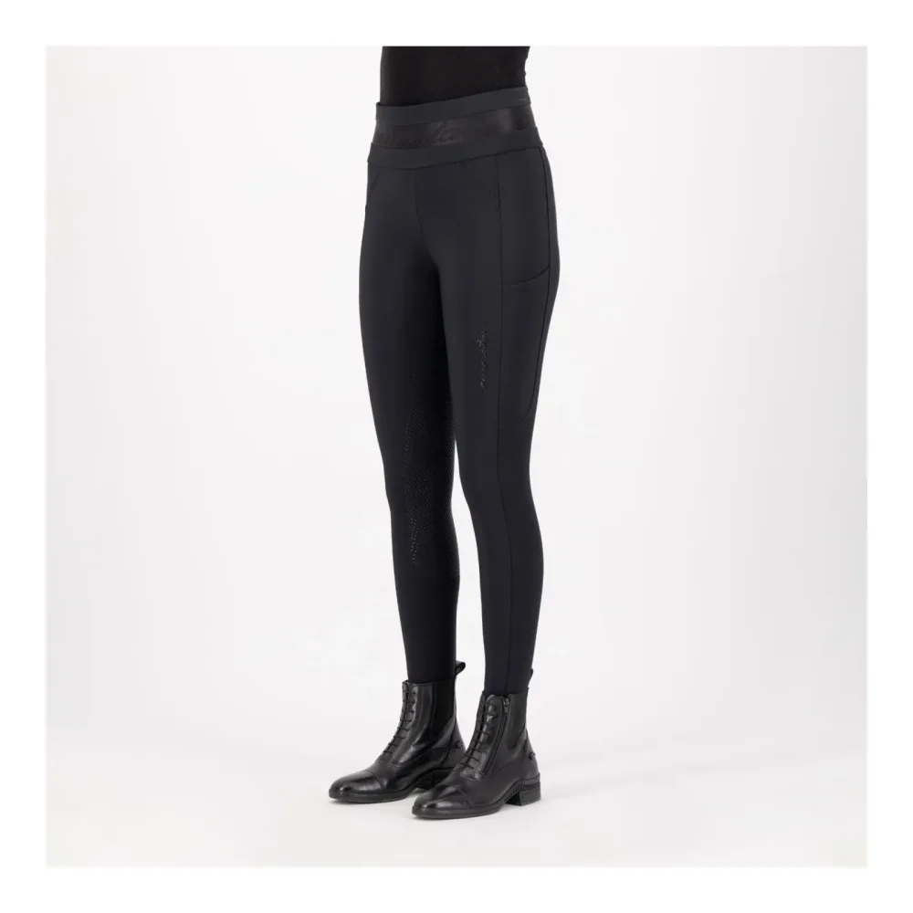 euro-star Reitleggings Impress Vollgrip Damen - Black -  Grösse Bekleidung Damen: 34, Farbe: Black