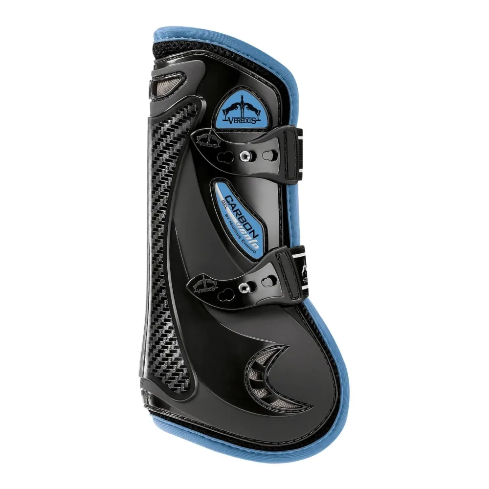 Veredus Sehnenschoner Carbon Gel vento colored - Light Blue -  Grösse Beinschutz: S, Farbe: Light Blue