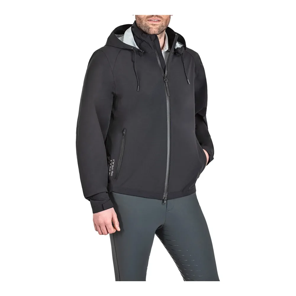 Equiline Regenjacke Colinec Herren - black Grösse Bekleidung Herren: XL