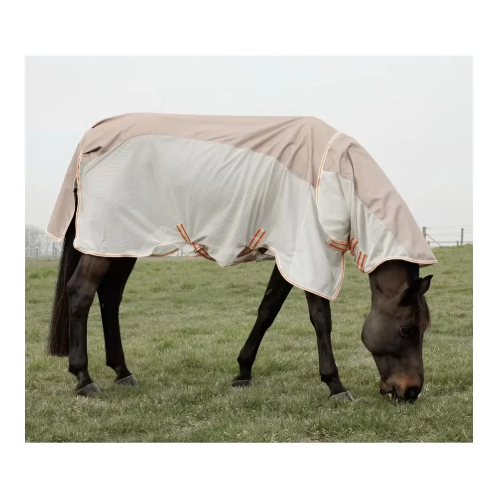 Kentucky Wasserdichte Combo-Fliegendecke Comfort - Beige -  Grösse: 125 cm