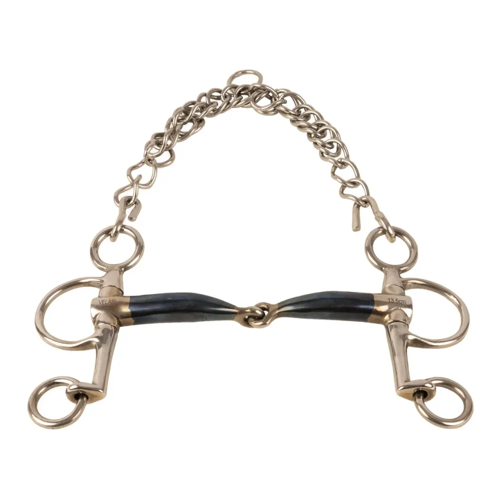 Velari Einfach Gebrochene Pelham Kurz Sweet Iron 16mm Gebisslängegrösse: 11.5 cm