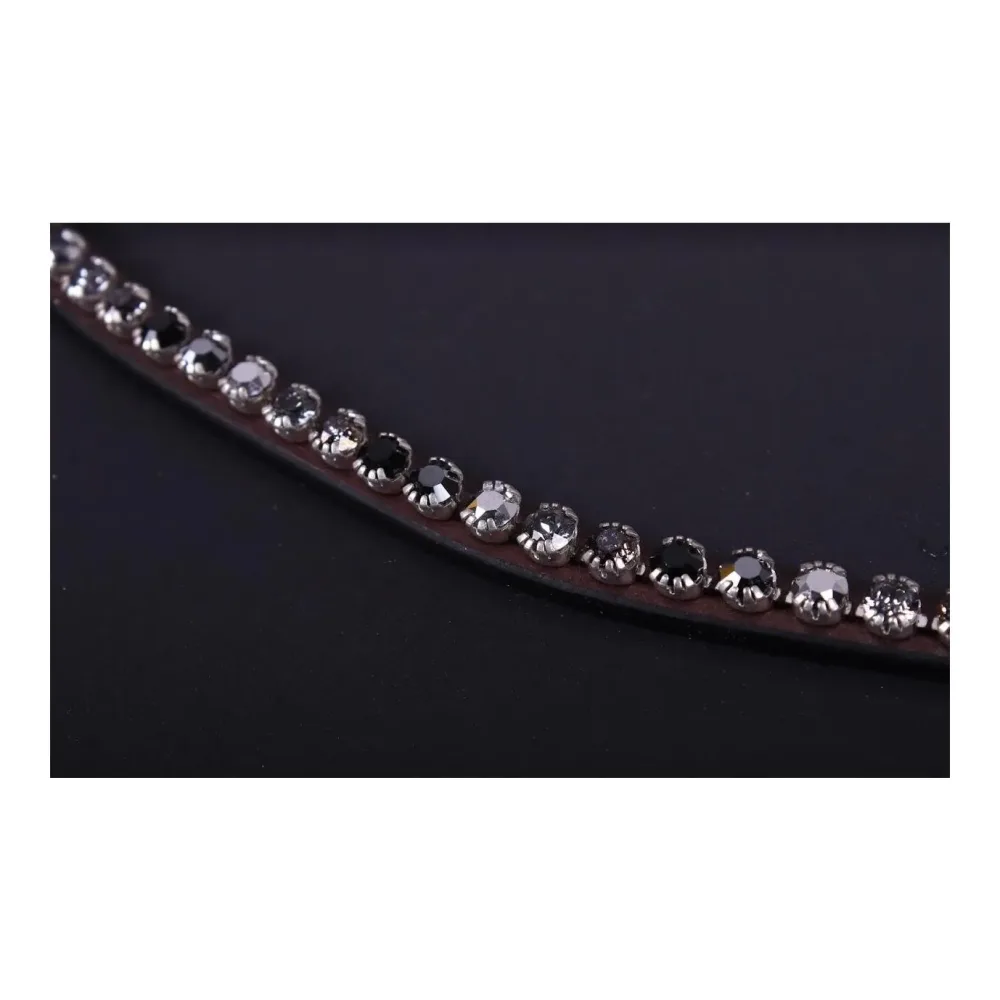 PresTeq Stirnband ShineBright - braun - Braun/Schwarz -  Farbe: Braun/Schwarz, Grösse Zaum: Full