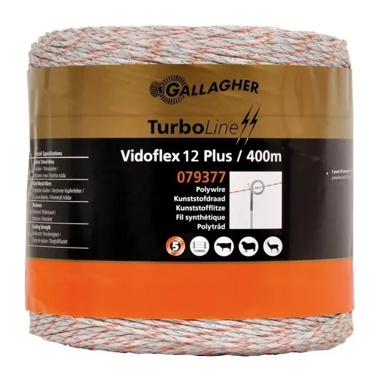 Gallagher Vidoflex 12 TurboLine Plus - Weiss -