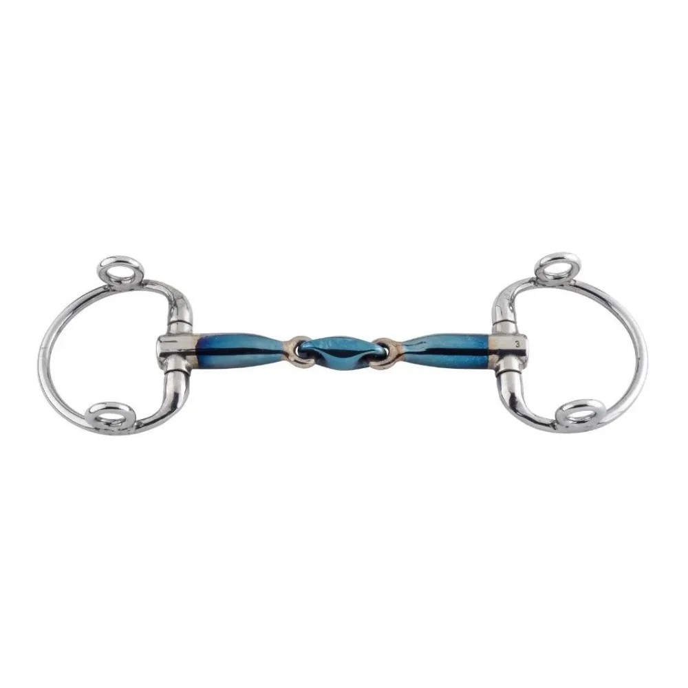 Trust Aufziehtrense Olivenkopf eggbut gag doppelt gebrochen Sweet Iron 16mm Gebisslängegrösse: 12.5 cm