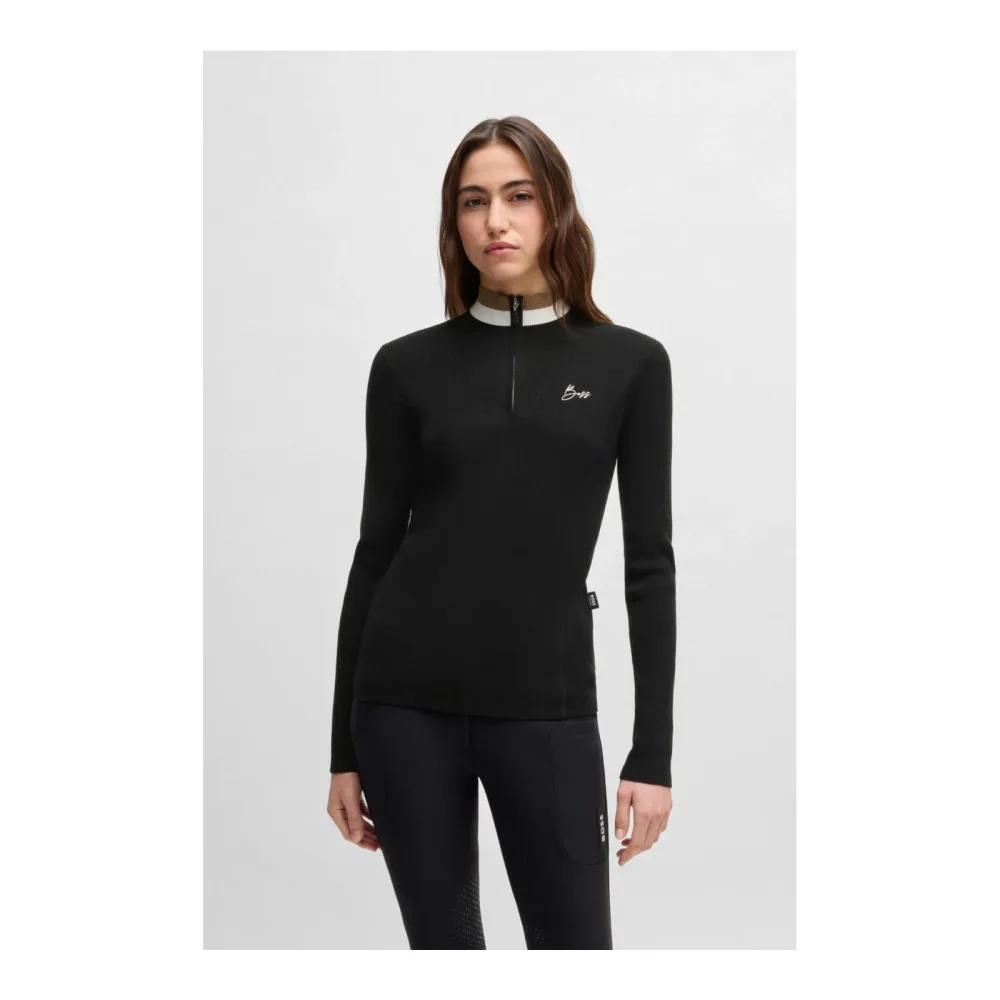 BOSS Equestrian Pullover Abigail - Black -  Grösse: XL