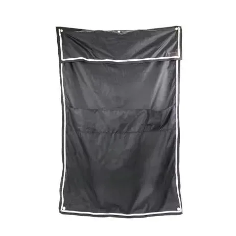Kentucky Boxenwandvorhang wasserdicht classic mit Taschen - Grau -  Grösse: 135x200cm, Farbe: Grau