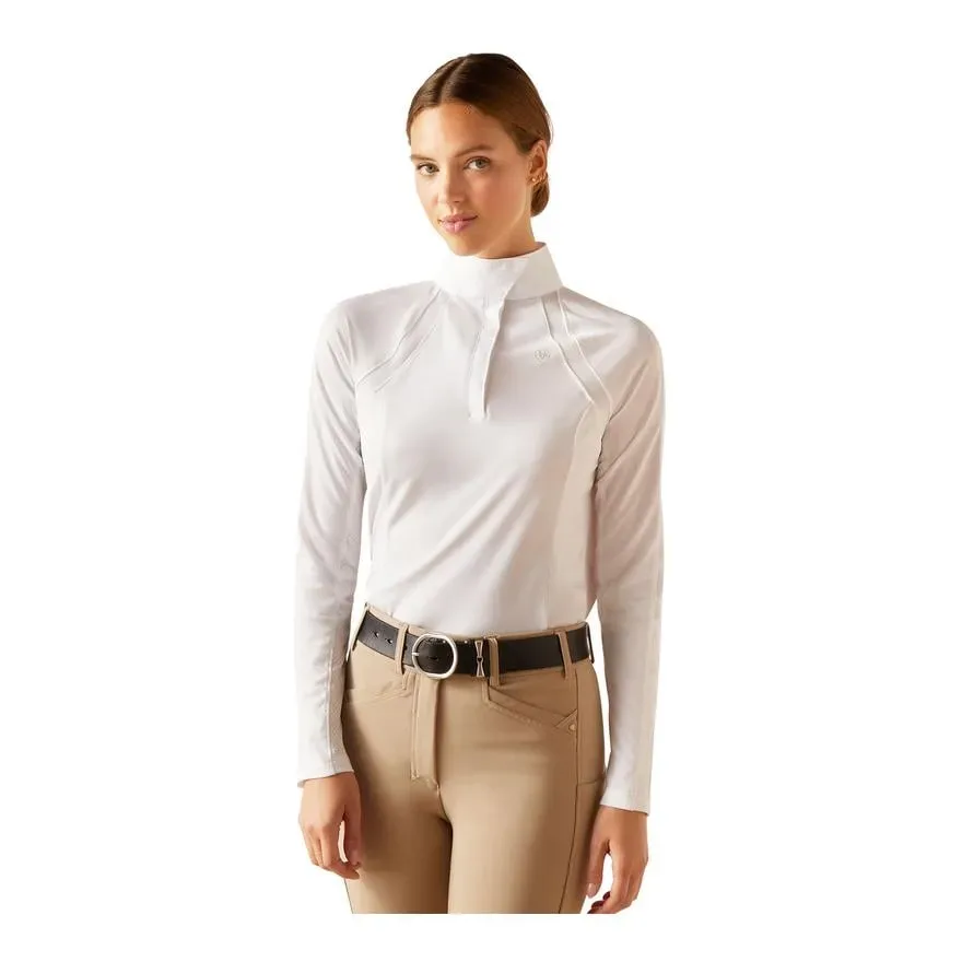 Ariat Turniershirt Sunstopper 3.0 Damen - White -  Grösse Bekleidung Damen: M
