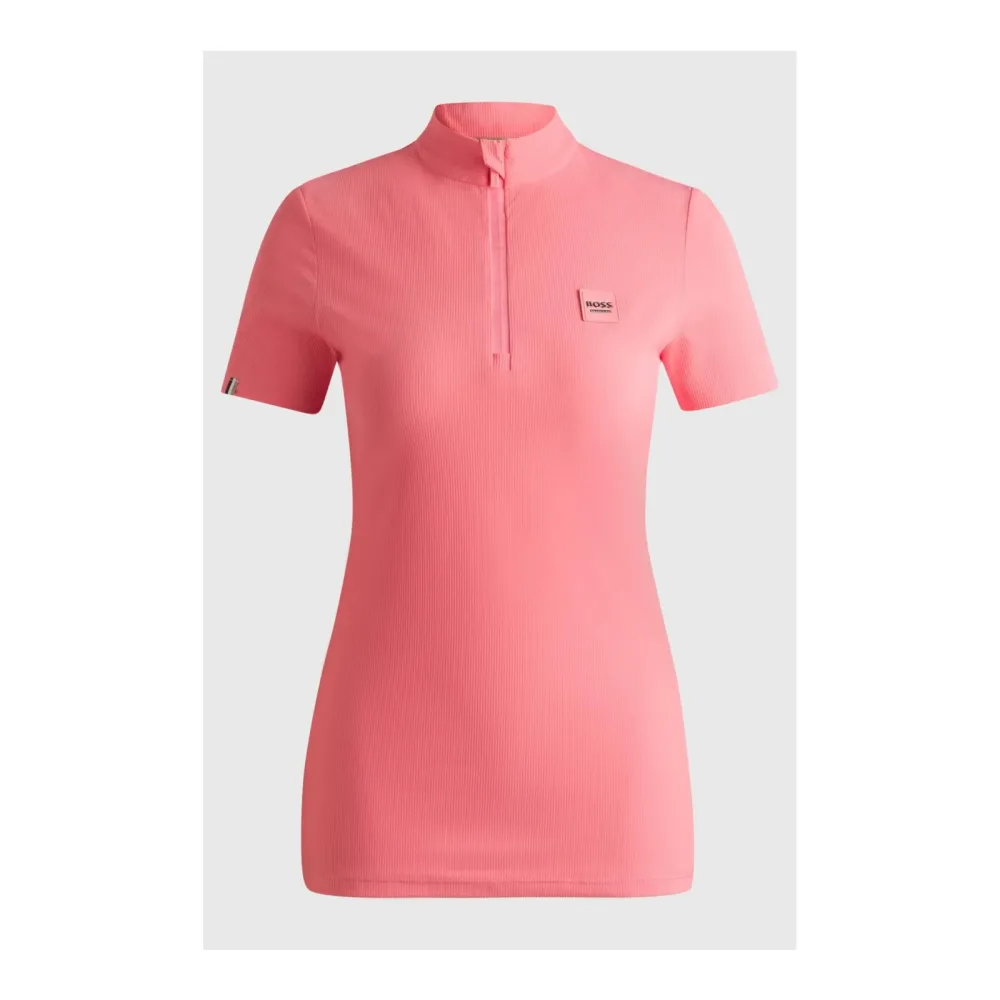 BOSS Equestrian Trainingsshirt Maira Damen - Stripes Pink -  Farbe: Stripes Pink, Grösse Bekleidung Damen: XXS
