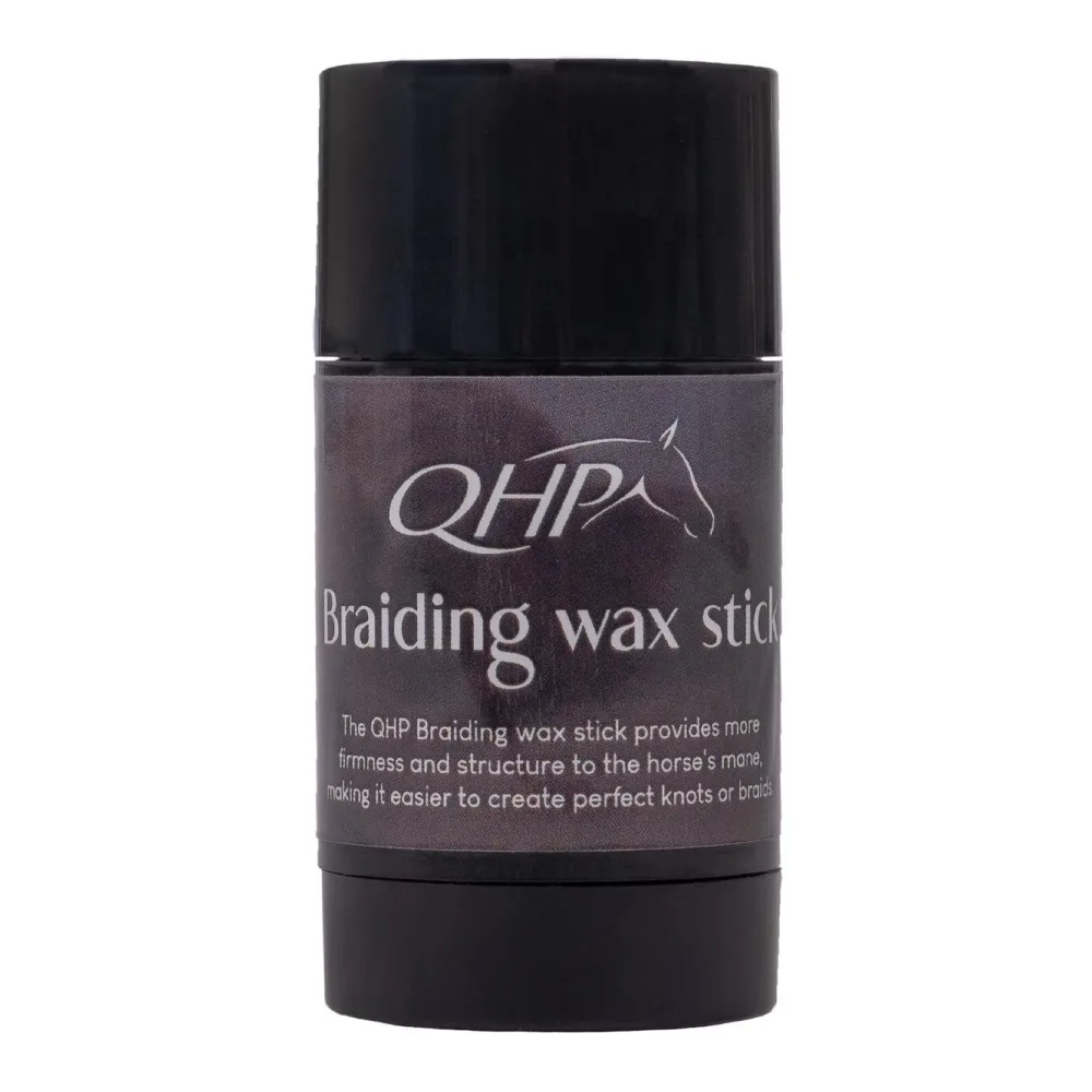 QHP Einflecht Wachs-Stick - Schwarz -