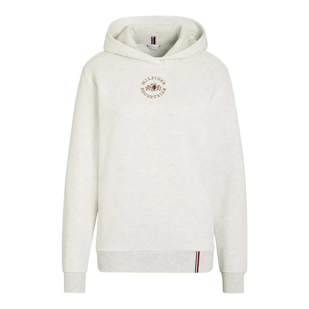 Tommy Hilfiger Equestrian Hoodie Grove unisex - Ecru -  Farbe: Ecru, Grösse: XS