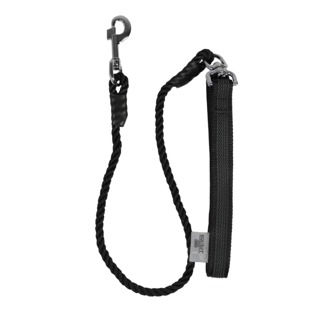 EQuest Führstrick Control Rope Fix Grip - Schwarz -