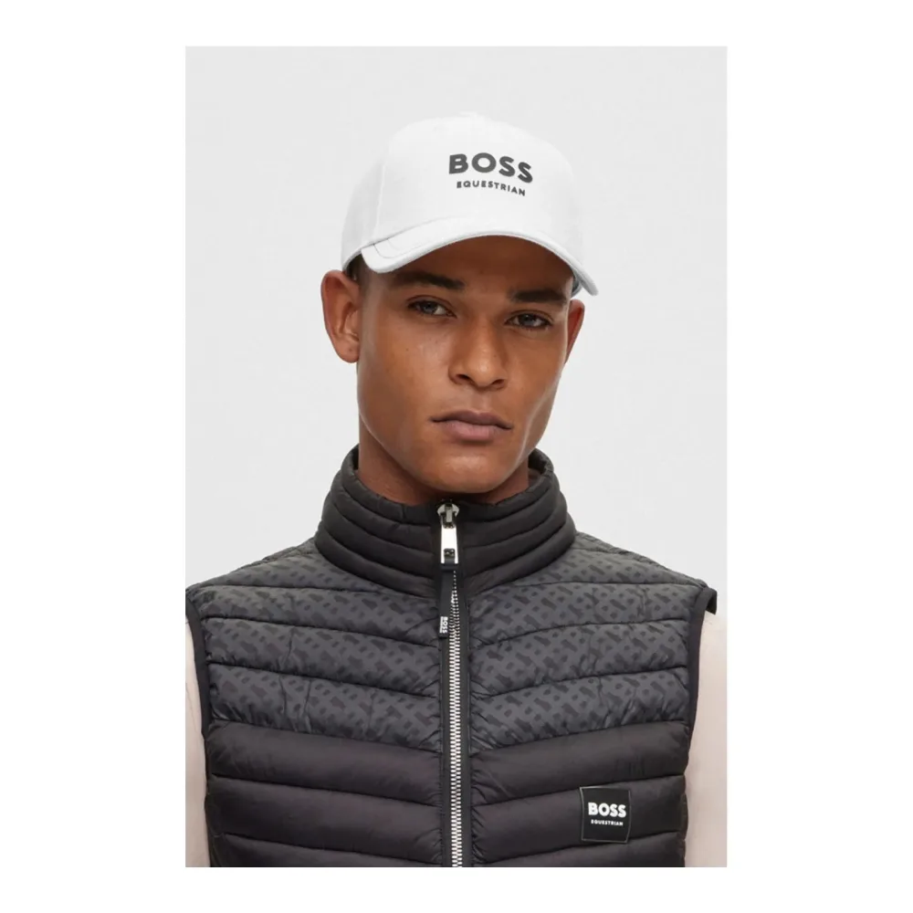 BOSS Equestrian Cap Classic - White -  Farbe: White, Grösse Cap: 55