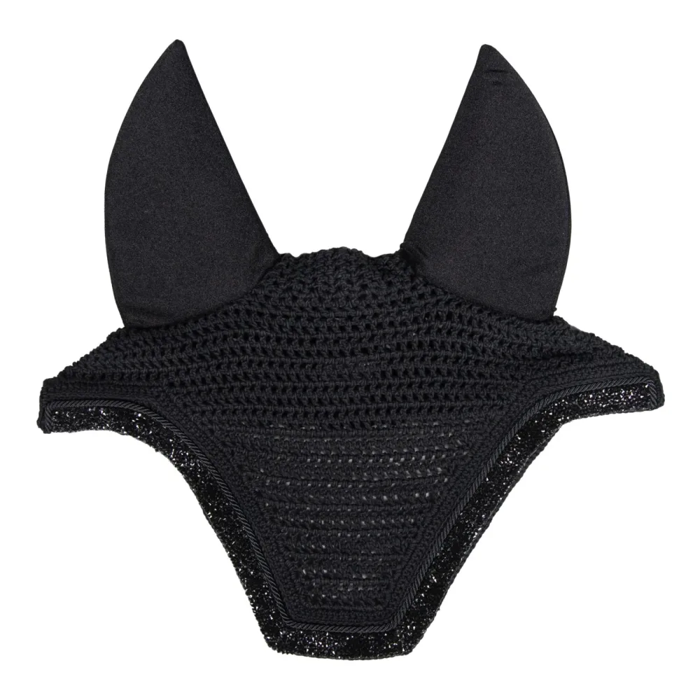 Kentucky Fliegenhaube Wellington Glitter Stone - Schwarz -  Grösse: Full, Farbe: Schwarz