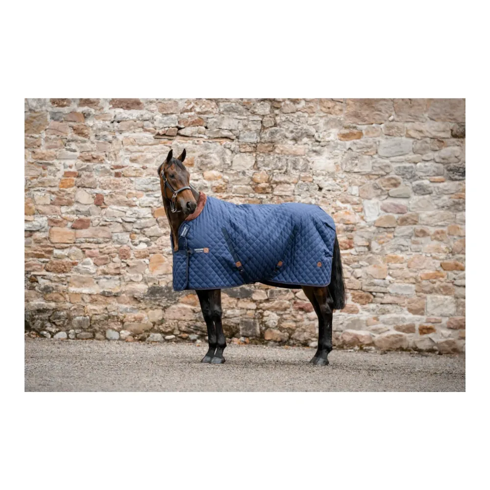 Horseware Stalldecke Signature 200g - Navy/Brown/Silver -  Grösse: 145 cm