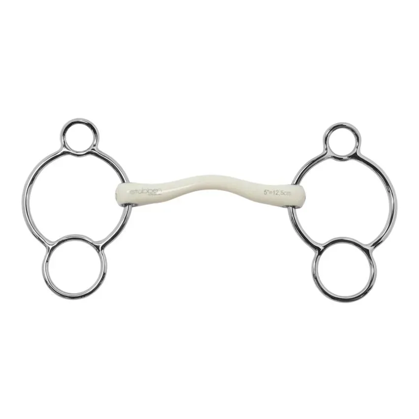 Stübben Fine Line FLEX 3-Ring Trense / 16 mm Gebisslängegrösse: 13.5 cm
