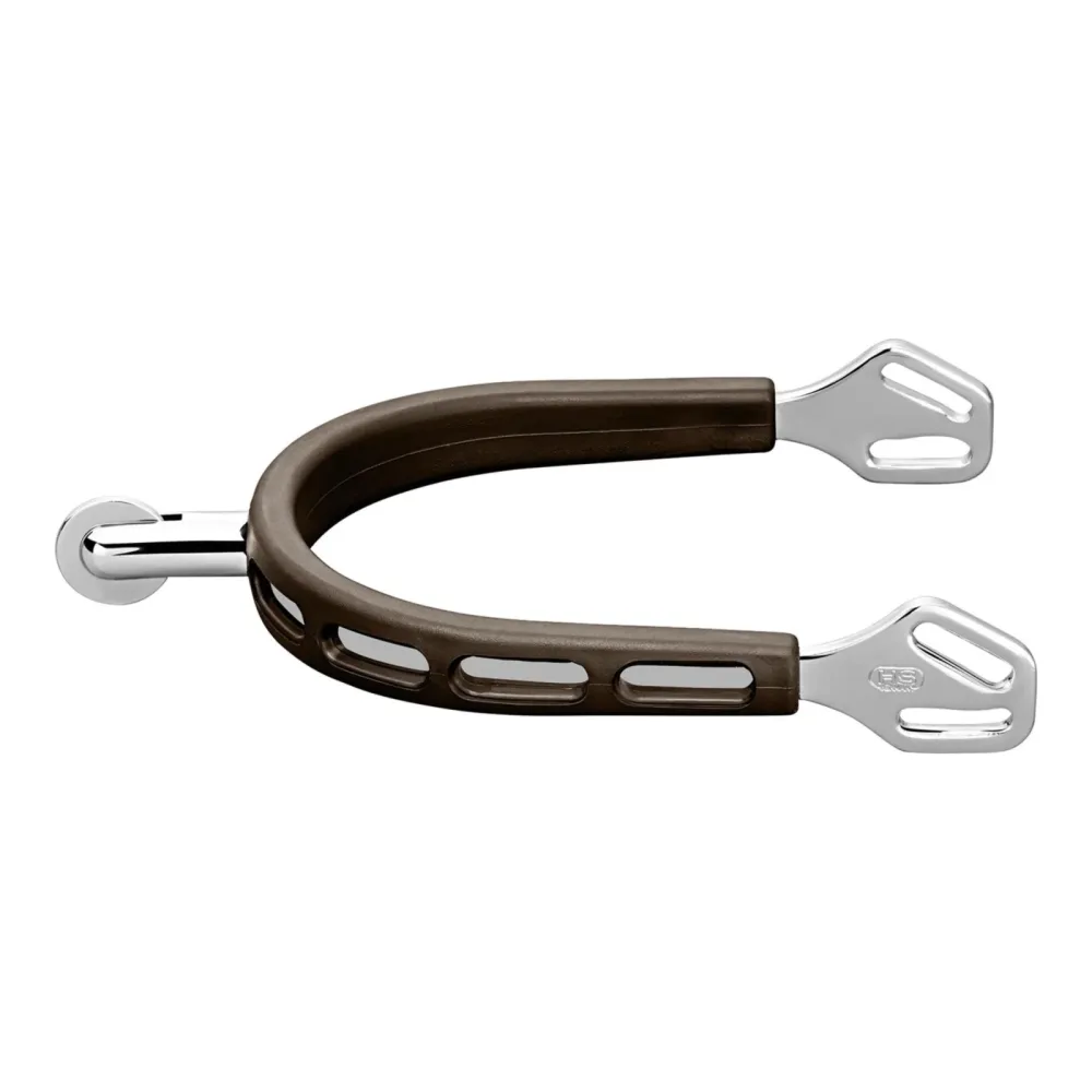 Sprenger Sporen ULTRA fit BROWN GRIP mit Rad - Braun -