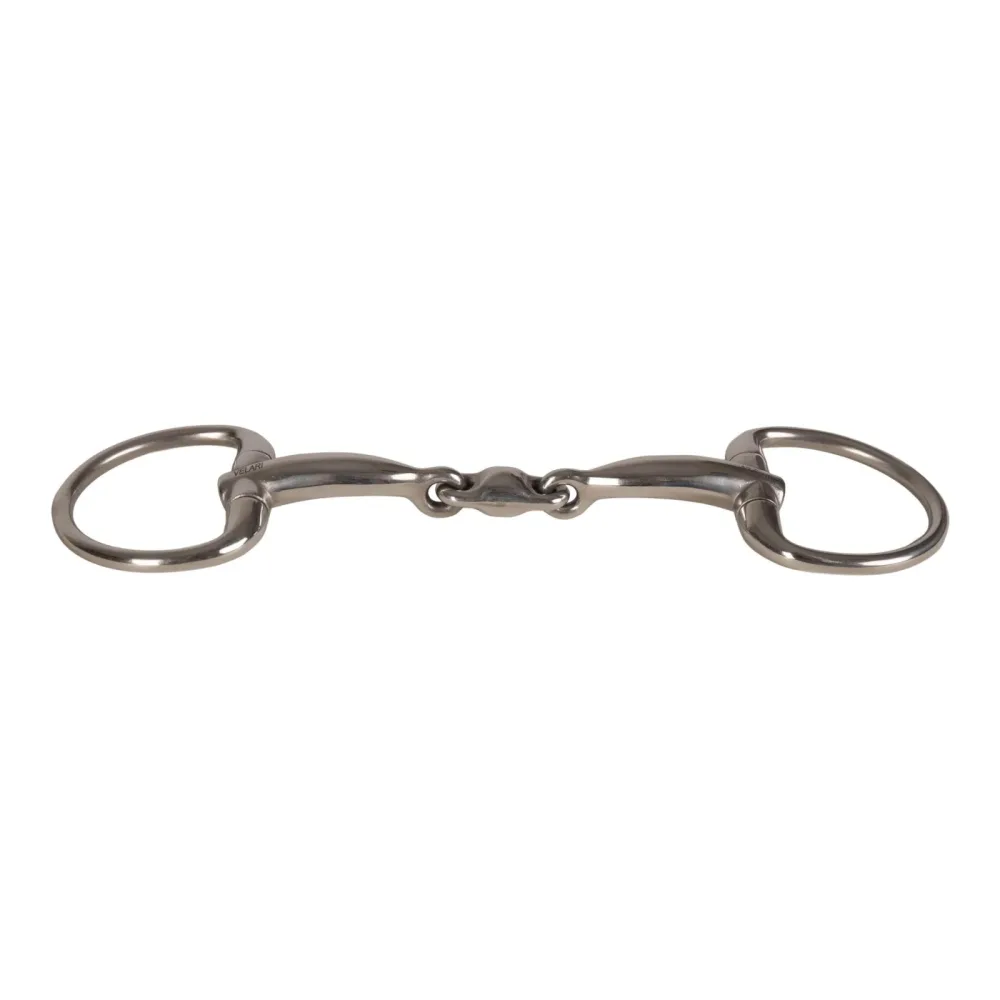 Velari Doppelt Gebrochene Olivenkopftrense Edelstahl 14mm Gebisslängegrösse: 12.5 cm