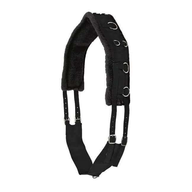 Waldhausen Longiergurt Soft - Schwarz -  Grösse Pferd: WB