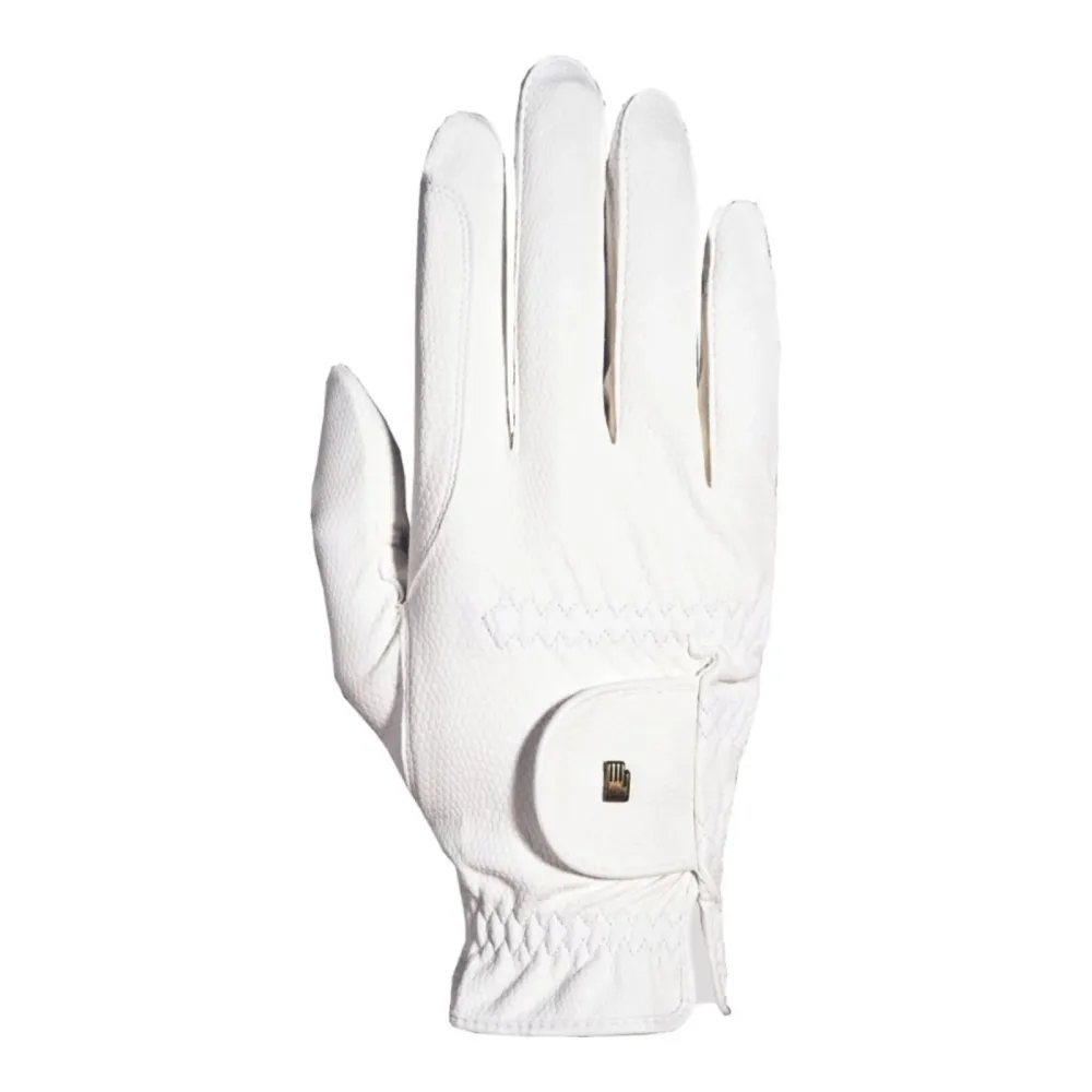 Roeckl Reithandschuh Roeck Grip - White Grösse Handschuhe: 6.5