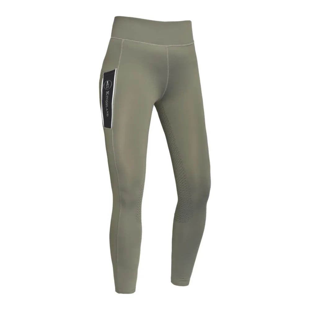 Kingsland Reitleggings Karina Vollgrip Damen - Green Castor -  Farbe: Green Castor, Grösse Bekleidung Damen: XS