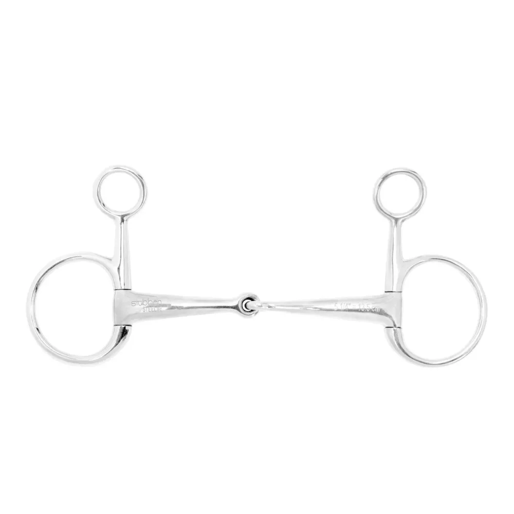 Stübben Baucher Einfach gebrochen Stainless Steel Gebisslängegrösse: 13.5 cm, Stärke: 16 mm