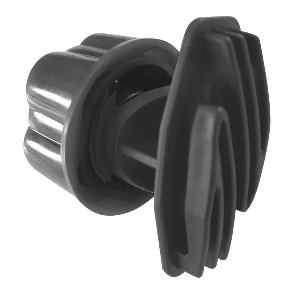AKO Schraubisolator Vario Plus - Breitband bis 40 mm - Schwarz -  Anzahl: 10 Stück