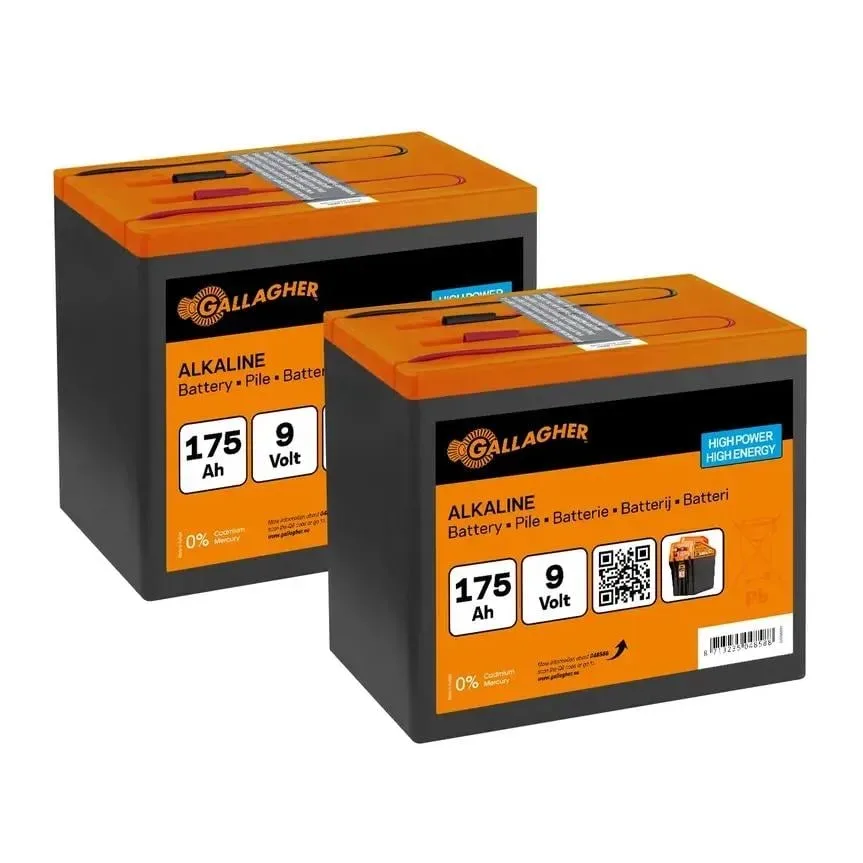 Gallagher Duopack Alkaline Batterie - Schwarz -
