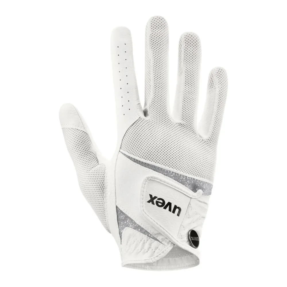 Uvex Reithandschuhe Sumair Glamour - white-silver -  Farbe: white-silver, Grösse Handschuhe: 6
