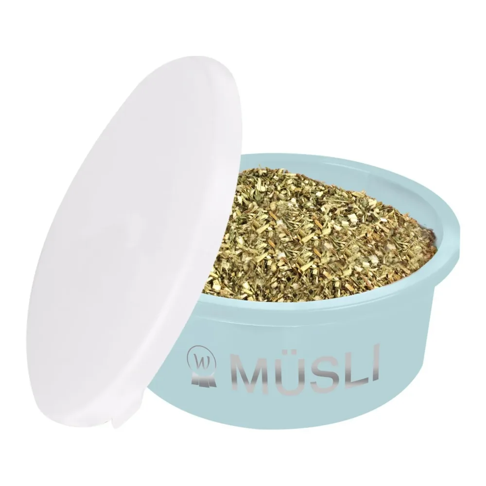 Waldhausen Müsli-Schale mit Deckel - Türkis -  Inhalt: 5 Liter, Farbe: Türkis